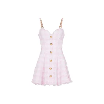 BALMAIN Tweed A line Mini Dress