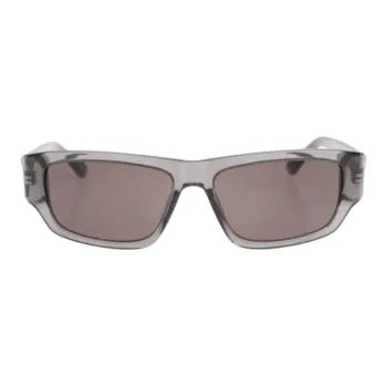 Balenciaga Acetate Irregular Shape Sunglasses Women's Gray