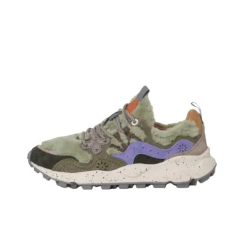 FLOWER MOUNTAIN Lilla E Pelo Verde Low Top Casual Shoes Women's Green