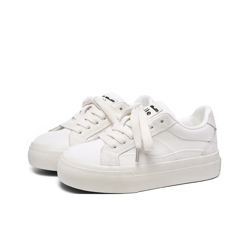 Ordifen Low Top Canvas Shoes Women's White-1
