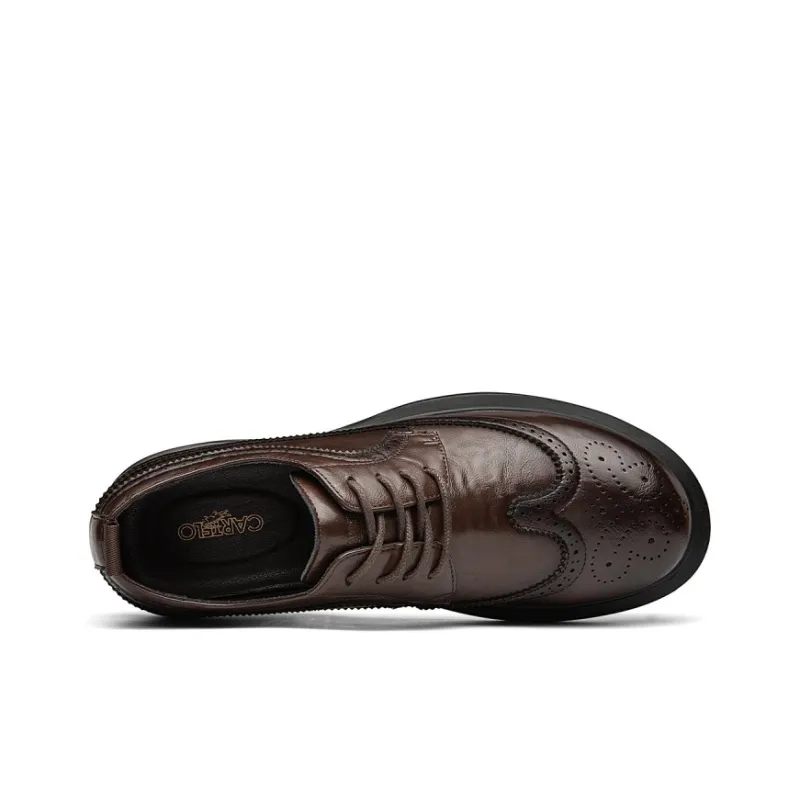 CARTELO Men's Casual Shoes Men Low Top Black-9