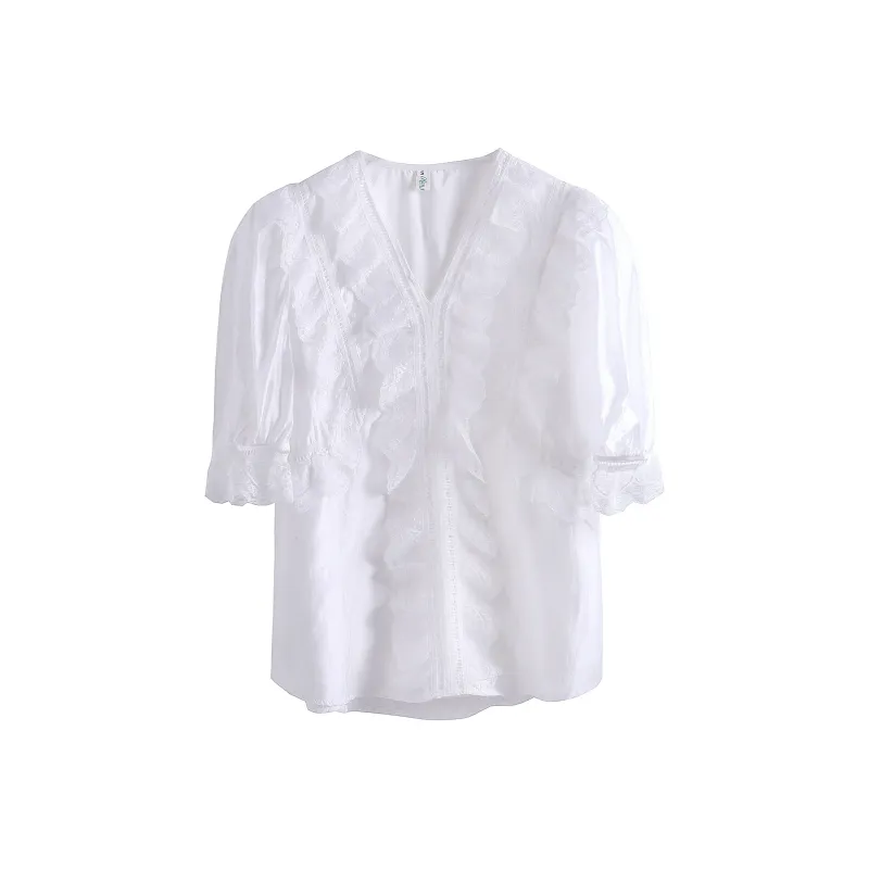 OZVO Shirts Women's White-0
