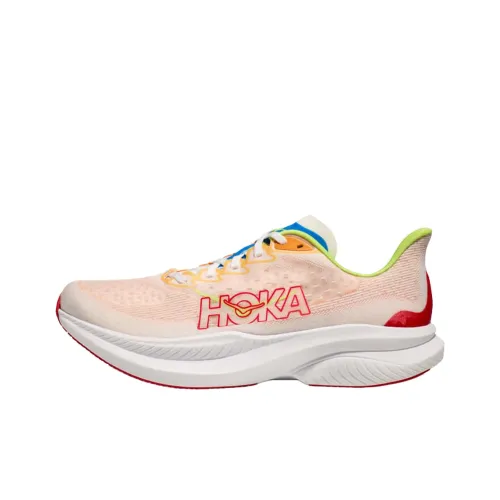 HOKA ONE ONE MACH 6 Anti Slip Wear Resistant Low Top Casual Speed Men's Orange