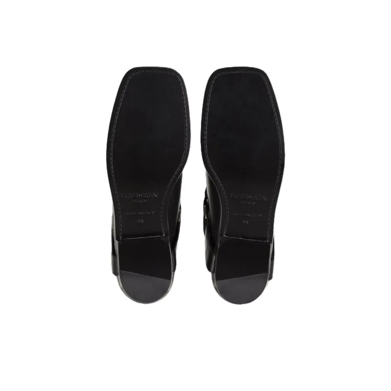 BALMAIN Ankle Boots Men's Black-5