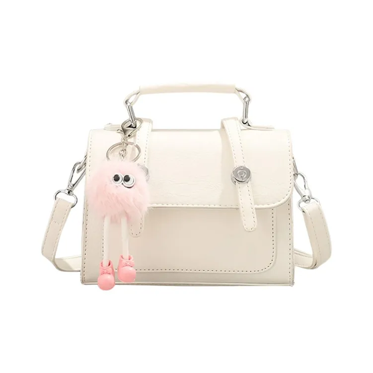 MARKANGARO PU Satchel Bag Handbag Women's Pink/White/Silver/Black-11
