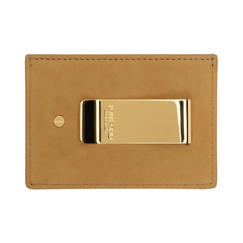 TF Cow Leather Card Holder Regular Men's Tawny-1