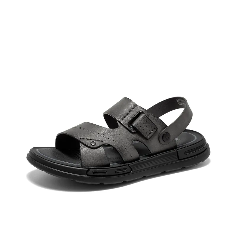Spider King Beach Sandals Men's Gray-1