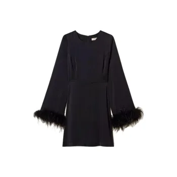TWINSET MILANO Long-Sleeved Dresses Women's Black