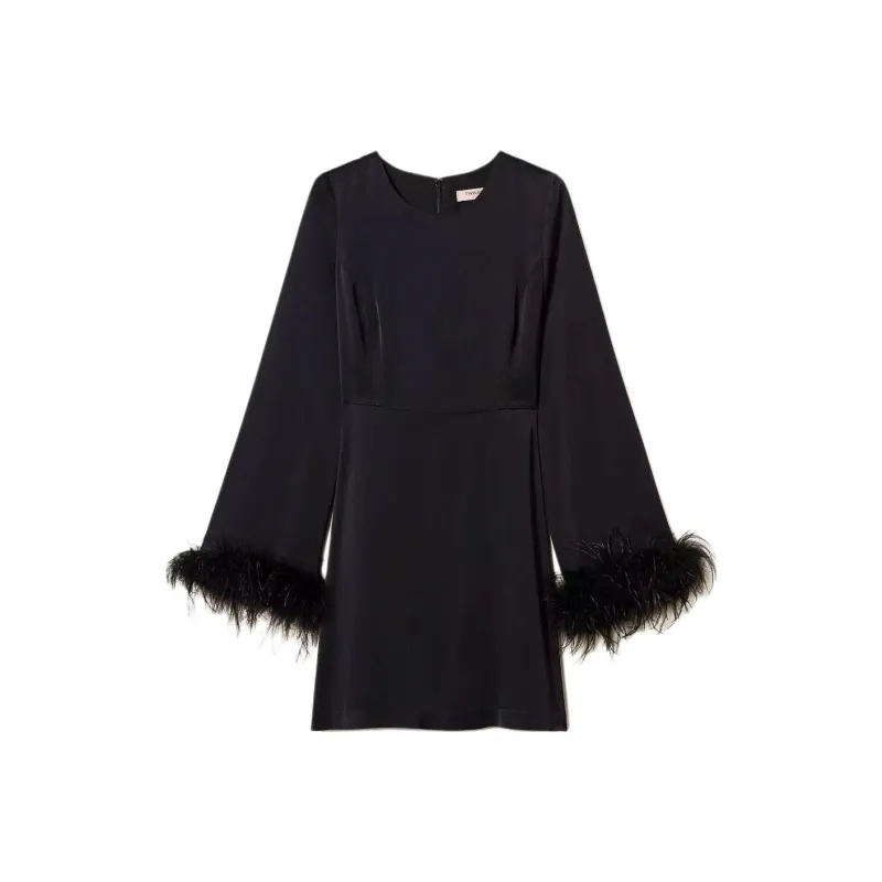 TWINSET MILANO Long-Sleeved Dresses Women's Black-0
