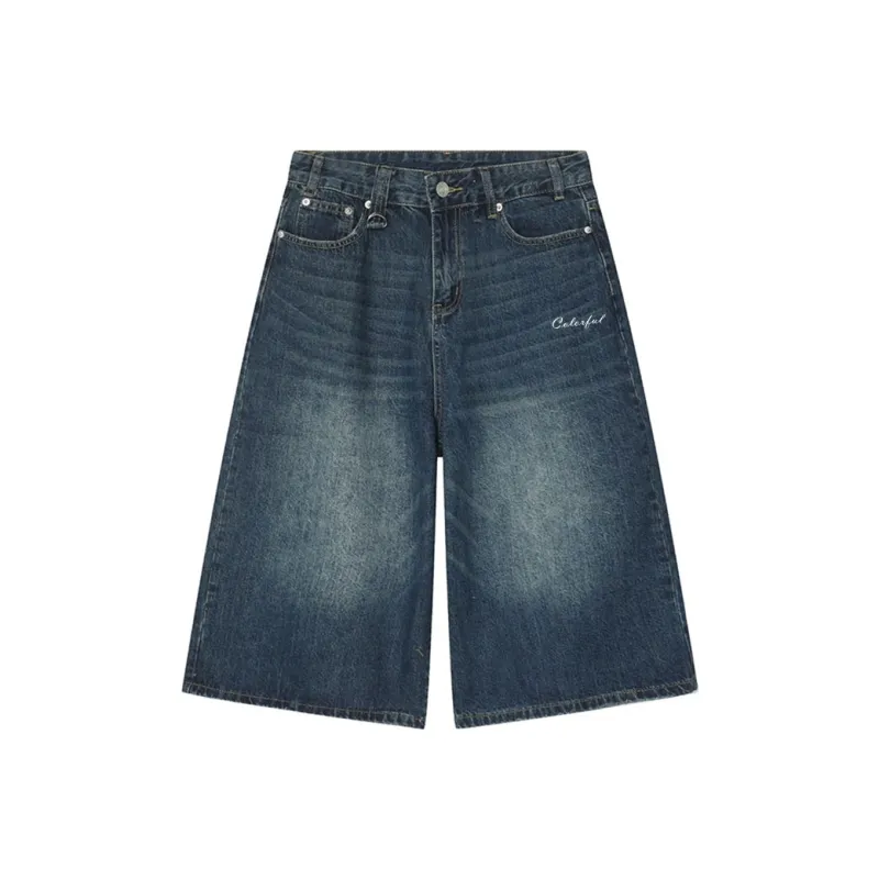 Colorful Creations Denim Shorts Unisex-0