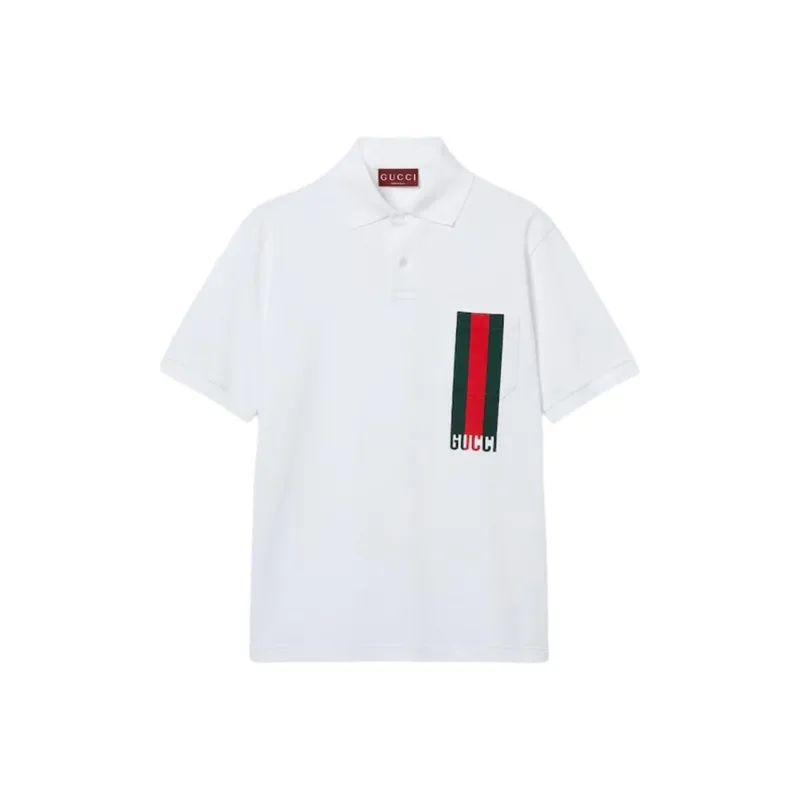 GUCCI SS25 Polo Shirt Men's White-1