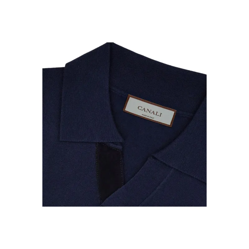Canali Polo collar T shirt-4