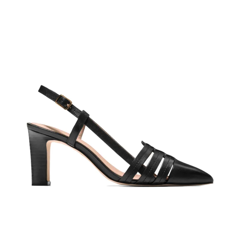 COLE HAAN Collection Chunky Heel High Heels Women's Black-1