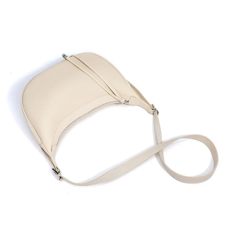 VANDEE Cow Leather Crescent Bag Handbag, Shoulder Bag Women's Multicolor-8