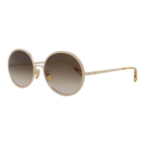 Chloe mask Sunglasses Women's Beige