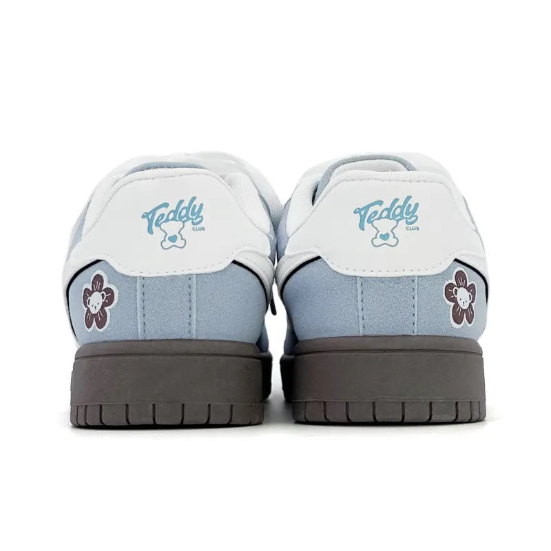Teddy Bear Collection Slip Resistant Low Top Skateboard Shoes Unisex-26