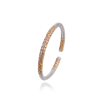 Moon Jewelry 999 Fine Silver Bangles Unisex