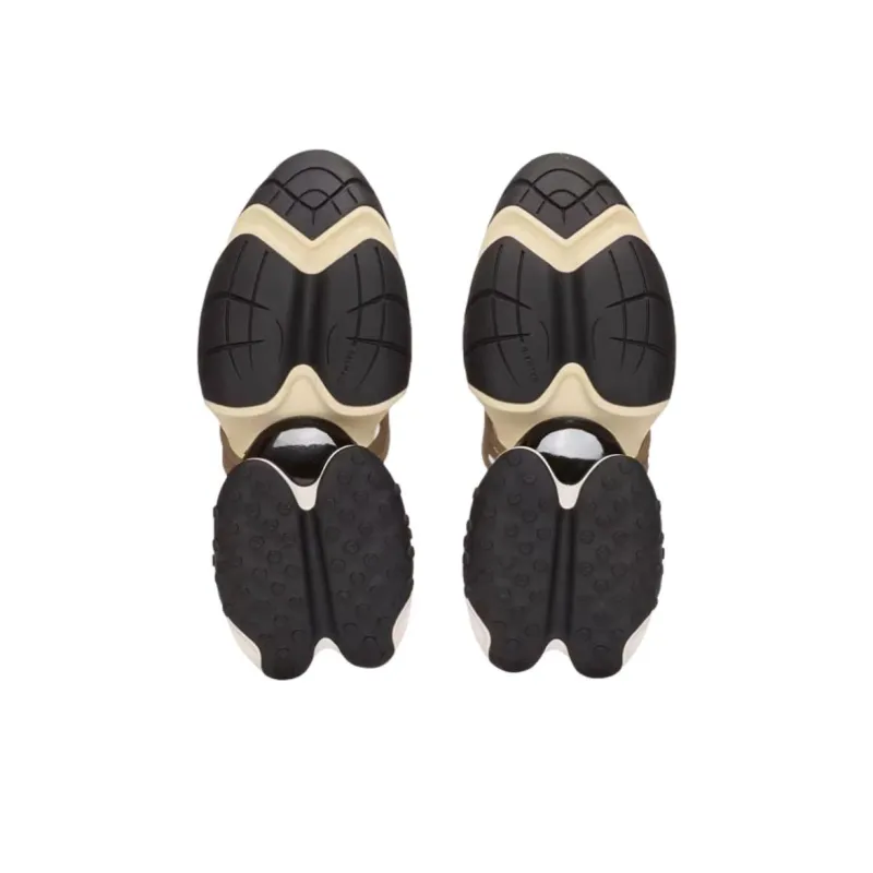 BALMAIN Unicorn Wave Low Top Chunky Sneakers Women's Beige-6