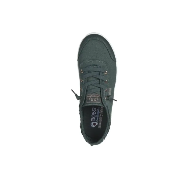 Skechers Bobs B Cute Low Top Canvas Shoes Women's Green-4