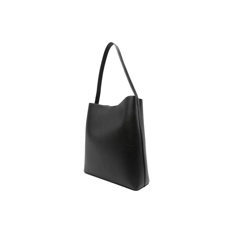 AESTHER EKME Cow Leather Handbag, Shoulder Bag Women's Black-1