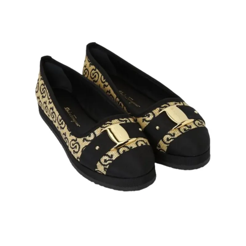 FERRAGAMO Casual Single Shoes Women's Black-3