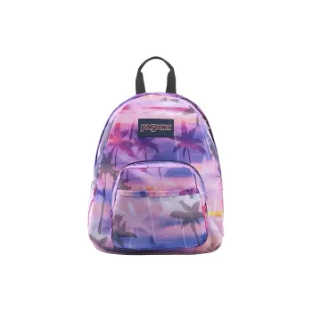 JanSport Polyester Backpack Unisex Pink Purple