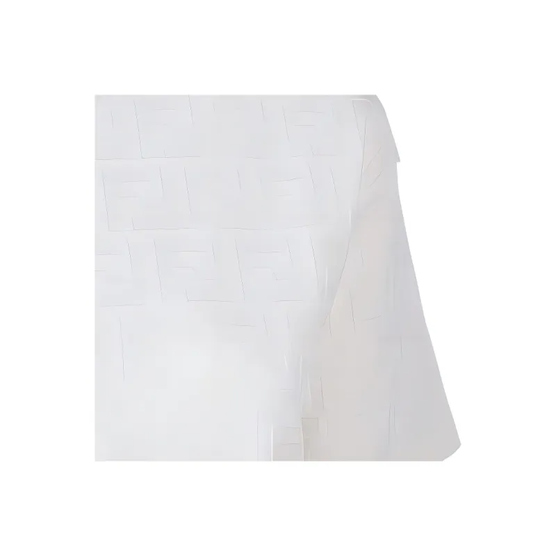 FENDI Monogram Detailed Crewneck T Shirt-3