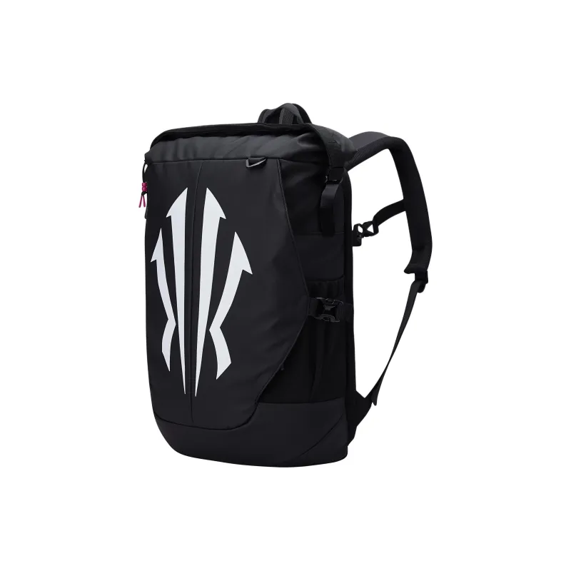 Anta Irving Series PU Irving Shield Backpack Regular Unisex Black Warrior-1