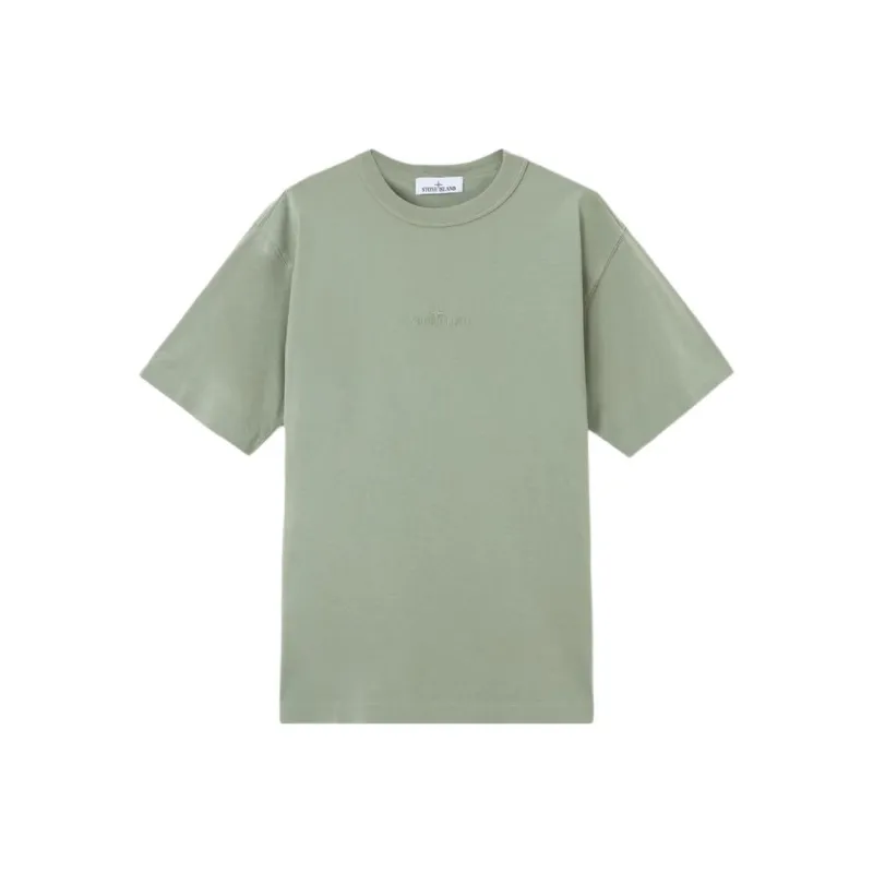 STONE ISLAND T Shirt Men's Sage Green-0