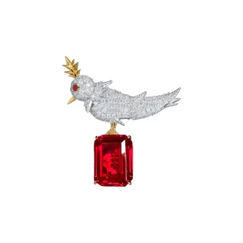 KOYOOME S925 Silver plated Gold Brooches Unisex