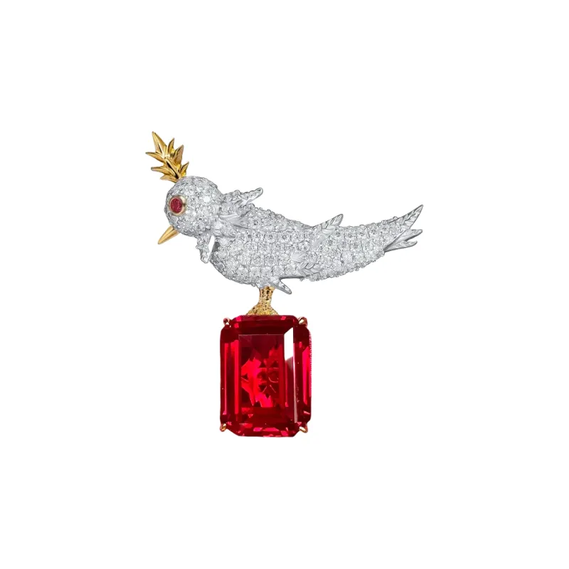 KOYOOME S925 Silver plated Gold Brooches Unisex-0