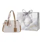 White & Khaki+Shopping Bag