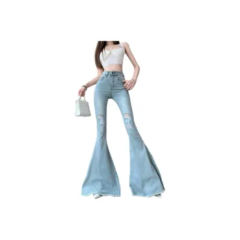 Dior Beauty Jeans Women's Light Blue