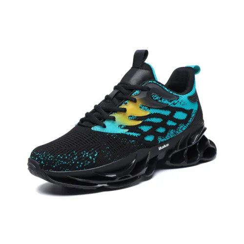 BAKE Shock Absorbers With Slip Resistant And Abrasion Resistant Properties Low Top Casual Shoes Men's