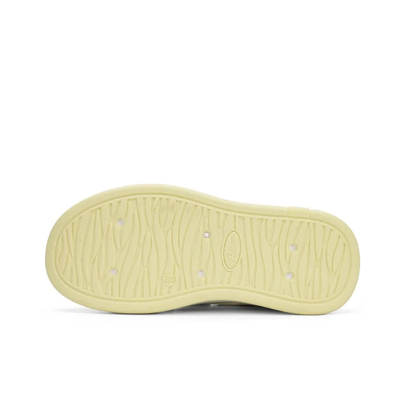 Warrior Abrasion Resistant Slip Resistant Low Top Casual Shoes Women's Beige Yellow-3