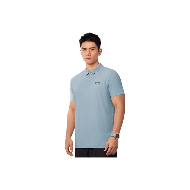 361° Polo Shirt Men's Island Gray Blue-0