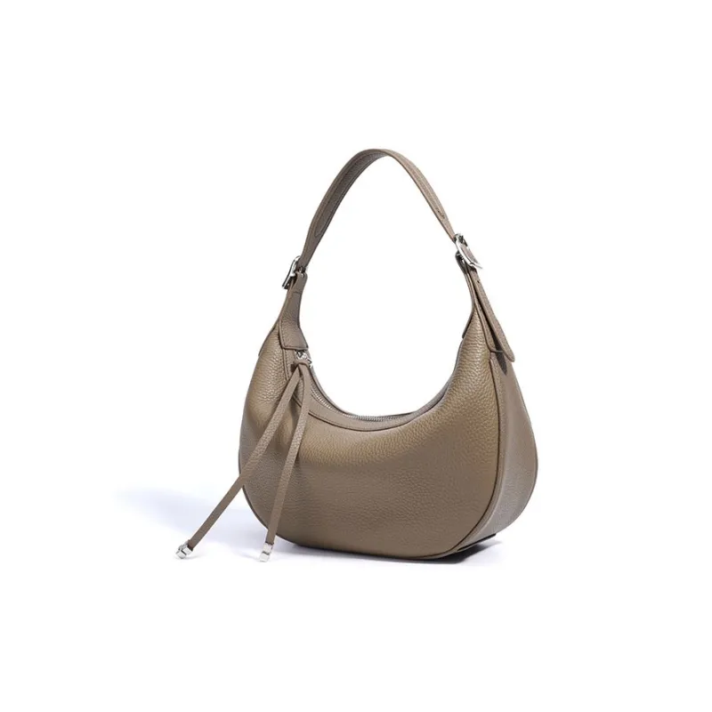VANDEE Cow Leather Crescent Bag Handbag, Shoulder Bag Women's Multicolor-10