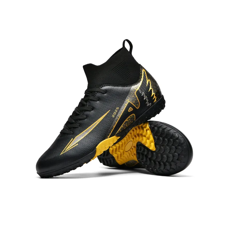 WEJIESS TF Rubber Broken Studs Artificial Ground Anti Slip Wear Resistant Soccer Shoes Unisex-12