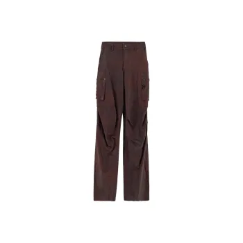 SALVATORE SANTORO Leather Pants Women's Brown