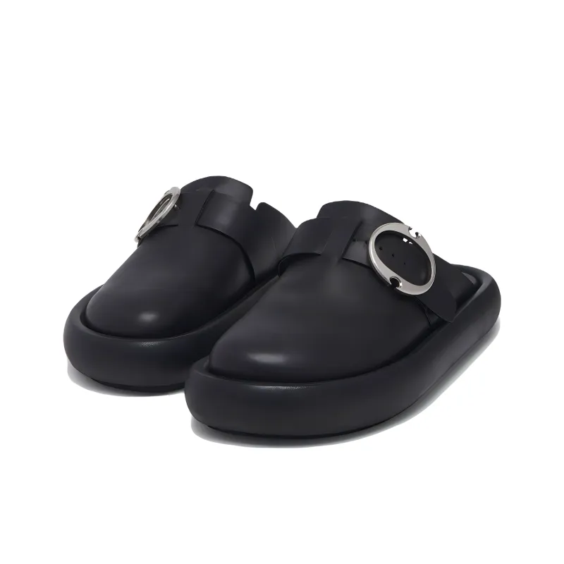 Alexander McQueen Arc Buckle Clogs-2