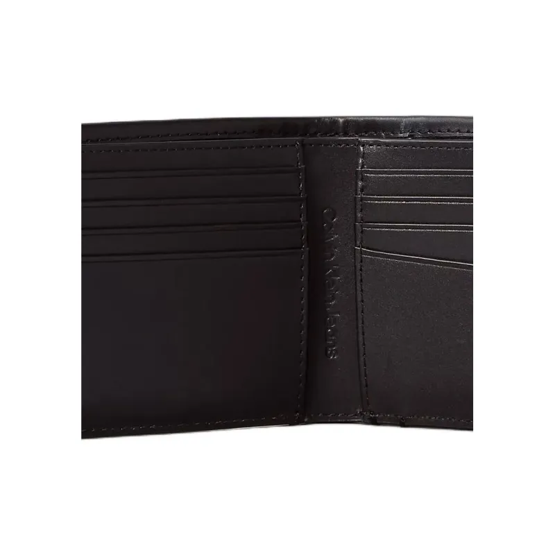 CALVIN KLEIN Smooth Leather Wallet Men's Black-3
