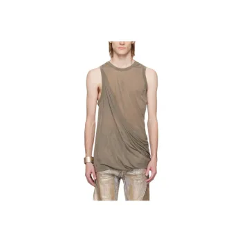 RICK OWENS/RO Tank Top Men's Gray Brown