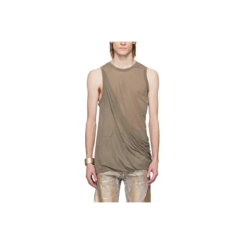 RICK OWENS/RO Tank Top Men's Gray Brown