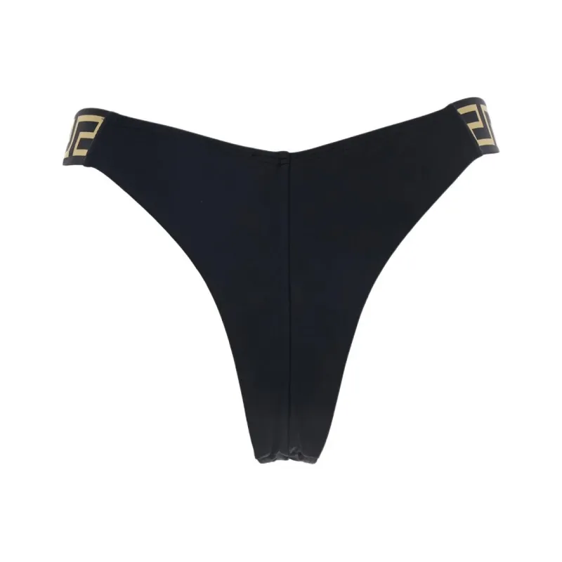 VERSACE COLLECTION Logo Band Swimsuit Bottoms-1