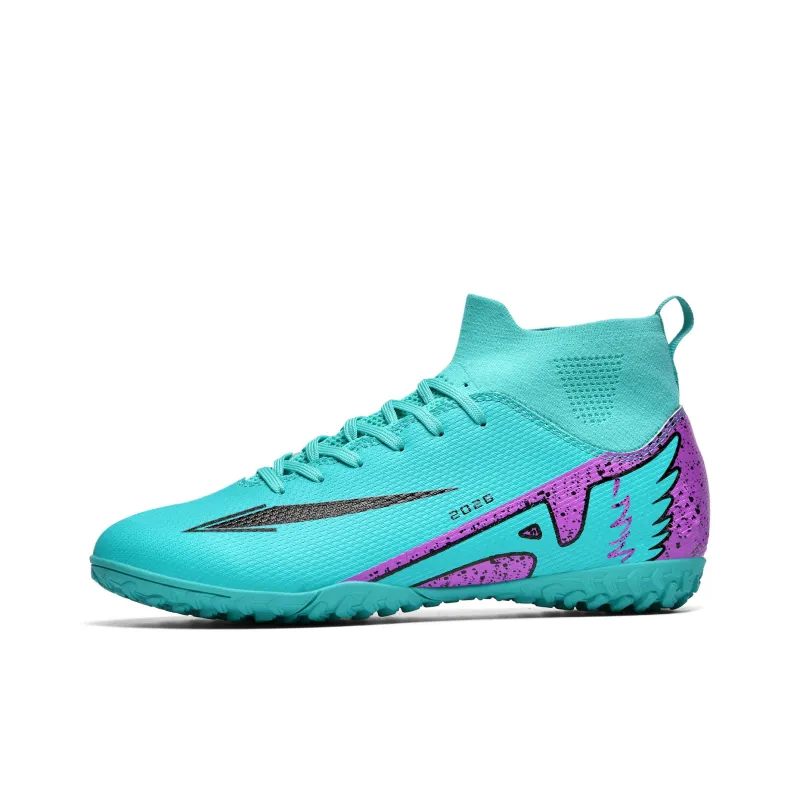 WEJIESS TF Rubber Broken Studs Artificial Ground Anti Slip Wear Resistant Soccer Shoes Unisex-15