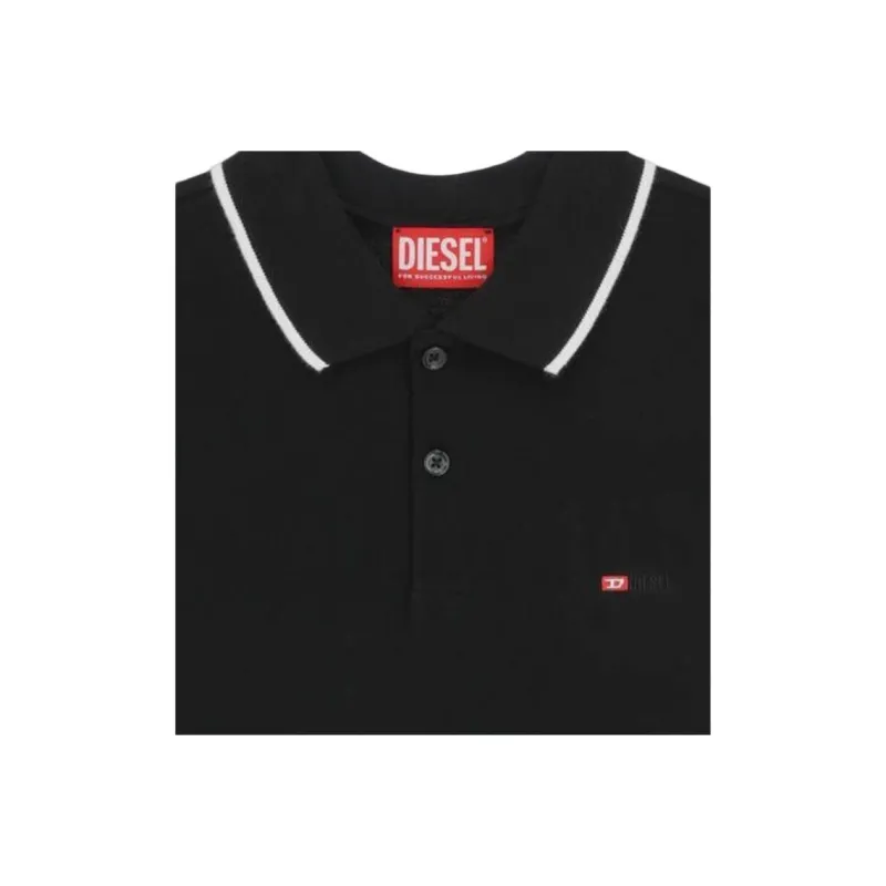 DIESEL Polo Shirts Men Black-2