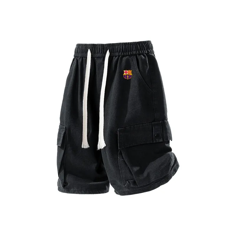 FCB ARCELONA Denim Shorts Men's-2