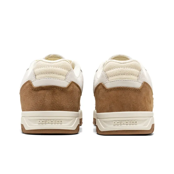 DC Shoes ASTRA PRO Abrasion Resistant Balance Low Top Skateboard Shoes Men's Milk White Mocha-3