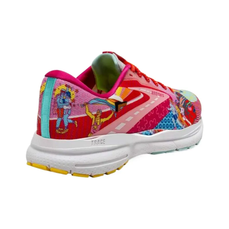 Brooks Trace 3 Pink Blue Yellow-5
