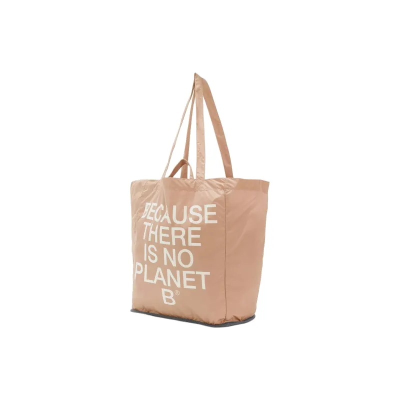 ECOALF Recycled Polyester Tote Bag, Shopping Bag, Shoulder Bag Women's Pink-1
